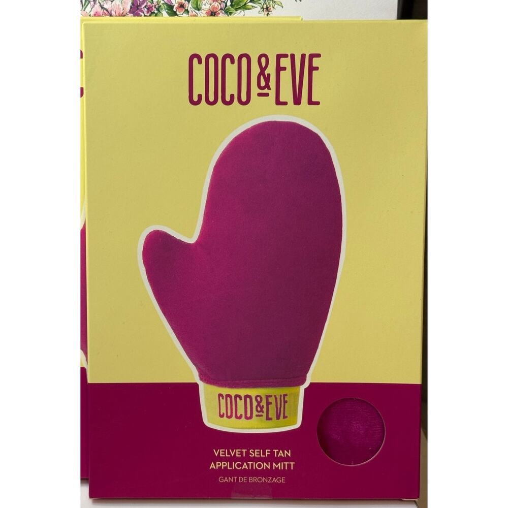 Coco & Eve Sunny Honey Soft Velvet Self Tan Mitt - ONE - NEW in Box